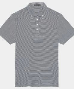 FEEDER STRIPE TECH JERSEY SLIM FIT POLO