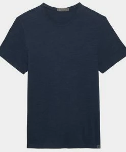 CLUBHOUSE SLUB COTTON SLIM FIT TEE