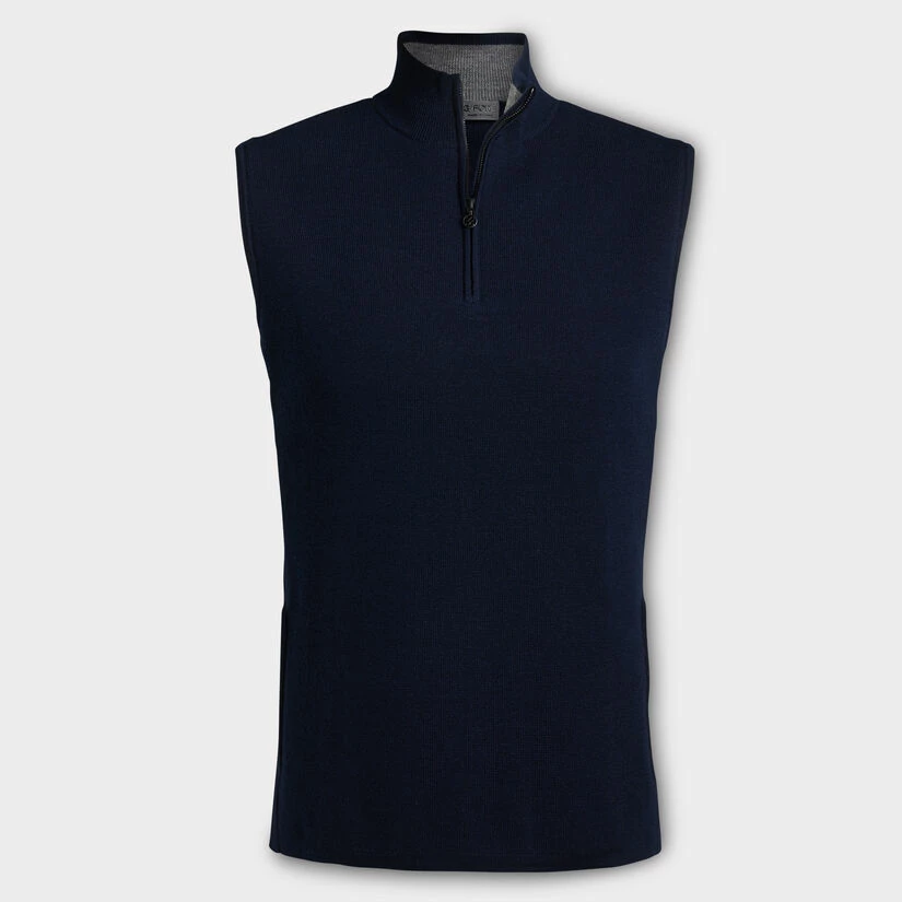 MERINO WOOL TECH-LINED DUNES SLIM FIT VEST