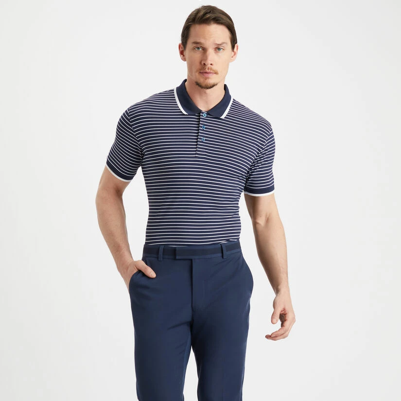 PERFORATED STRIPE POLO - Image 3