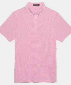 FEEDER STRIPE TECH JERSEY SLIM FIT POLO