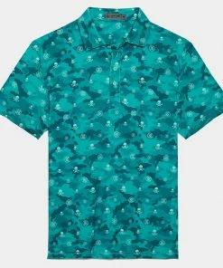 ICON CAMO TECH JERSEY SLIM FIT POLO