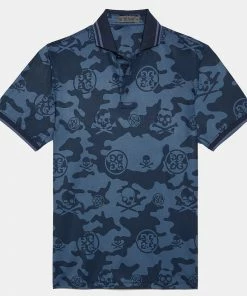EXPLODED ICON CAMO TECH JERSEY SLIM FIT POLO