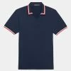 TUX RIB COLLAR TECH JERSEY SLIM FIT POLO