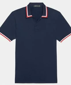TUX RIB COLLAR TECH JERSEY SLIM FIT POLO