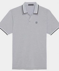 TUX RIB COLLAR TECH JERSEY SLIM FIT POLO