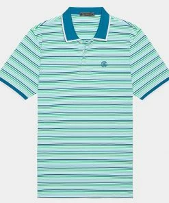 CINQUE TERRE RIB COLLAR TECH PIQUÉ SLIM FIT POLO