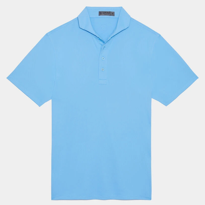 ESSENTIAL MODERN SPREAD COLLAR TECH PIQUÉ SLIM FIT POLO