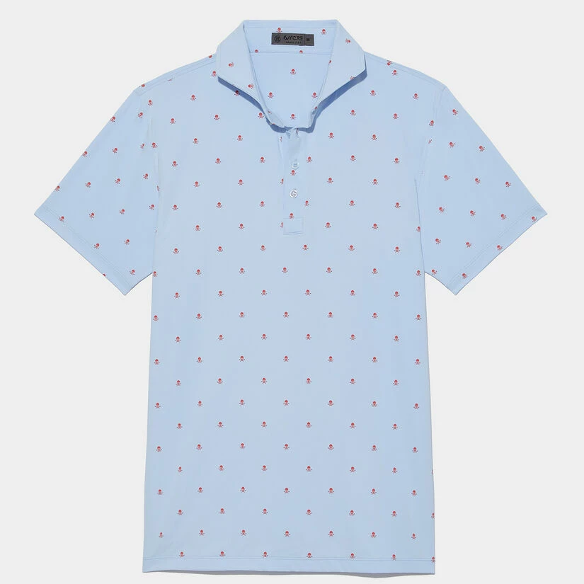 SKULL & T'S ICE NYLON SLIM FIT POLO