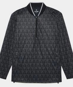 G'S WEATHER RESISTANT QUARTER ZIP SLIM FIT WINDBREAKER