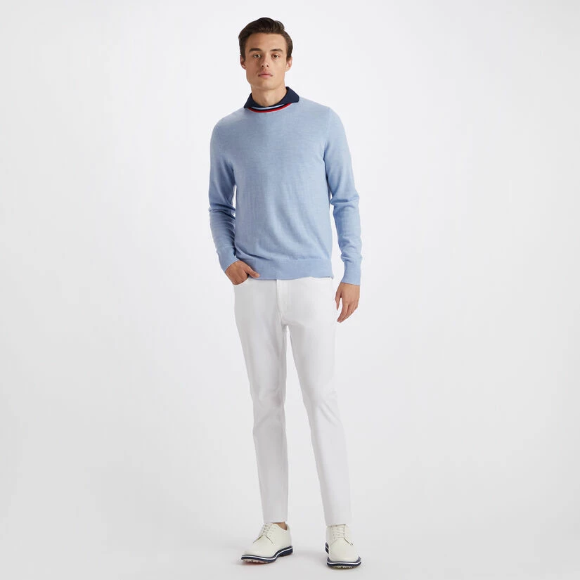 MERINO WOOL SLIM FIT CREWNECK SWEATER - Image 4
