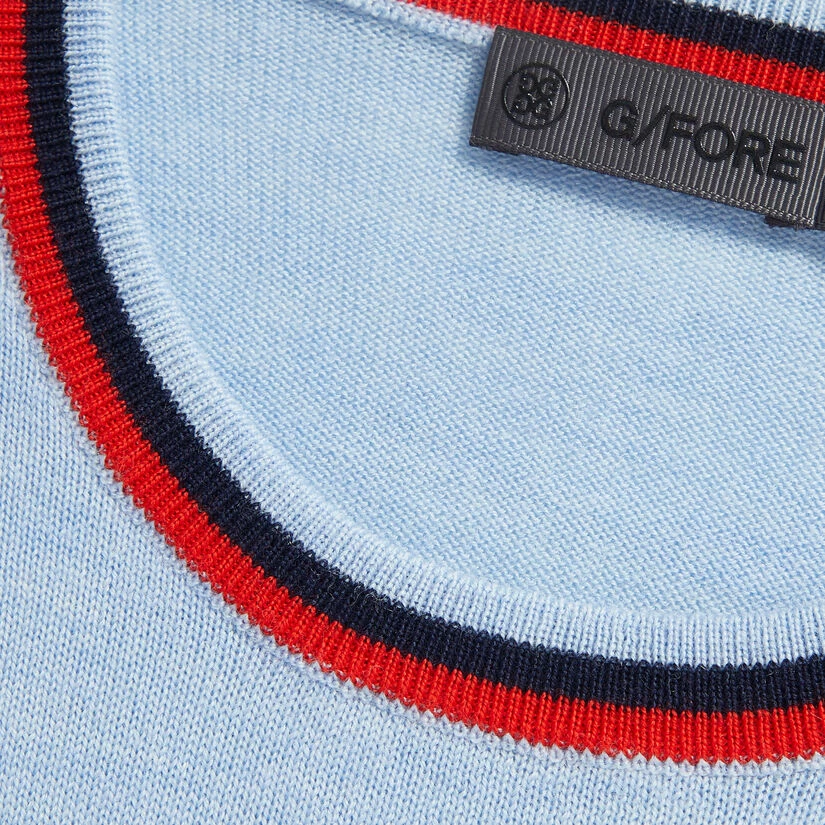 MERINO WOOL SLIM FIT CREWNECK SWEATER - Image 6