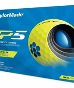 TaylorMade 2022 TP5 Golf Balls (1 Dozen) - Yellow