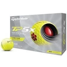TaylorMade 2022 TP5x Golf Balls (1 Dozen) - Yellow