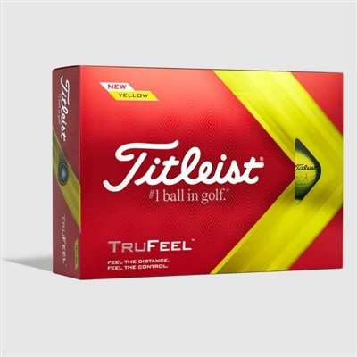 Titleist 2022 Trufeel Golf Ball (1 Dozen) - Yellow