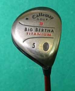 Callaway Big Bertha Titanium Fairway 18° 5 Wood Factory RCH 75w Graphite Regular