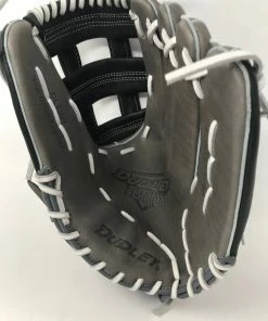 New Dudley DL1400 Lightning Series 14" Slowpitch Softball Glove Gray/Black RHT
