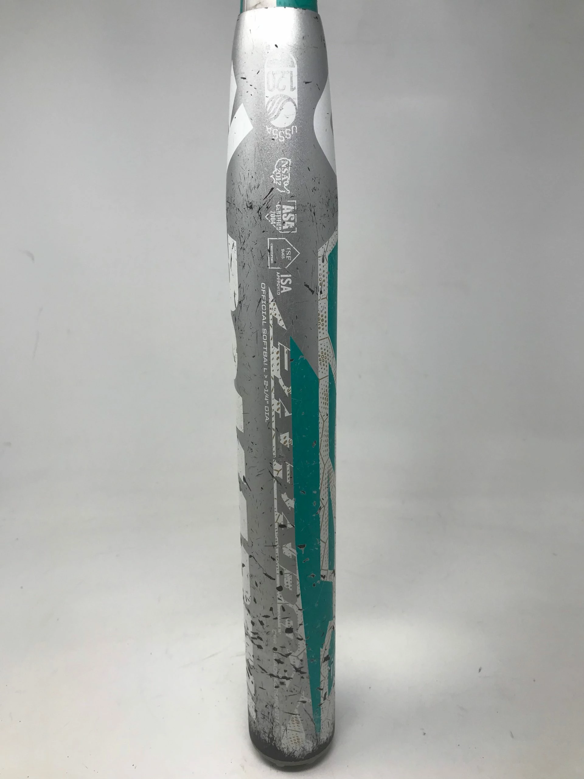 Used DeMarini CF6 Sprite 32/21 CFS14 Fastpitch Softball Bat Silver Blue