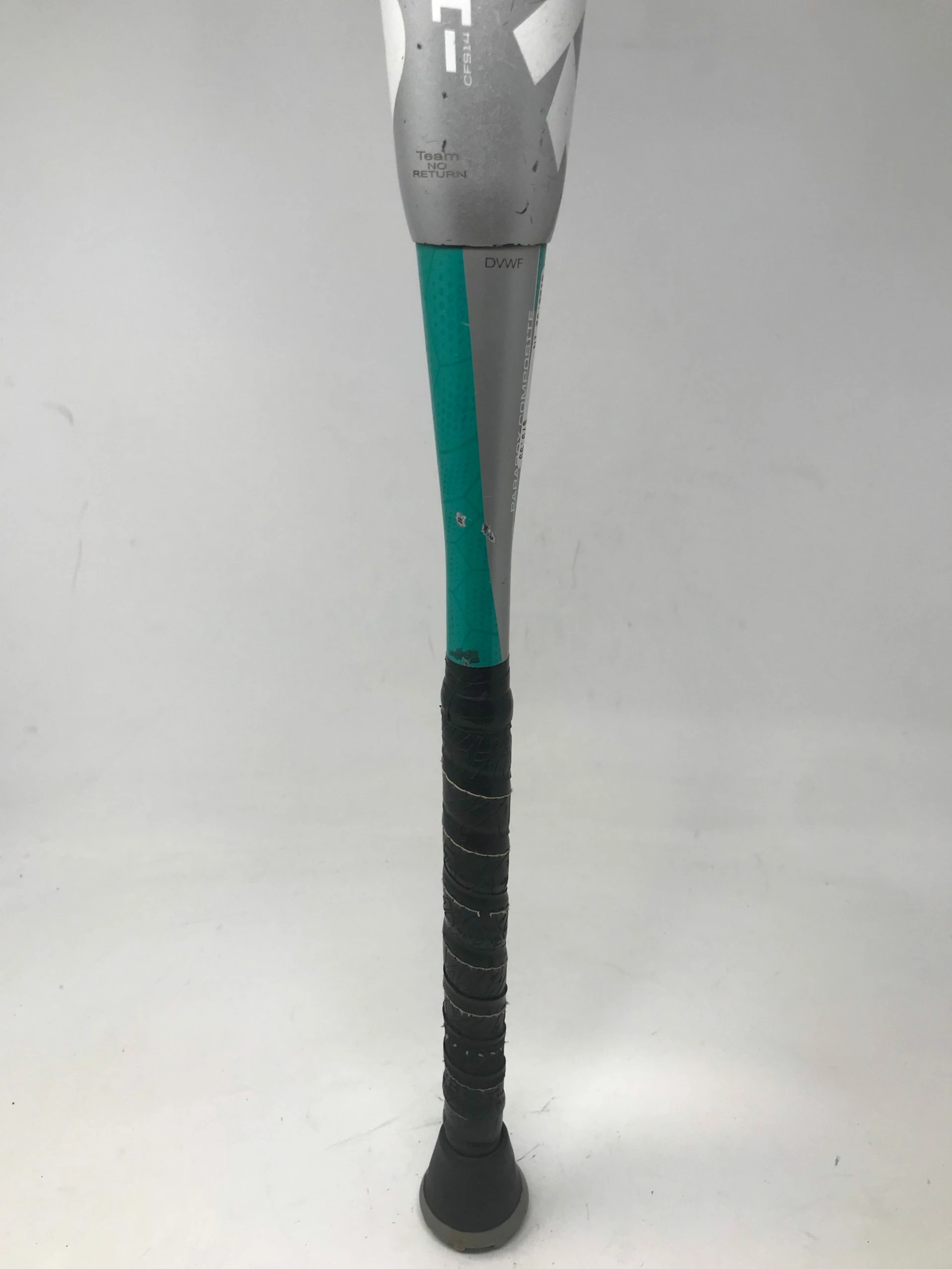 Used DeMarini CF6 Sprite 32/21 CFS14 Fastpitch Softball Bat Silver Blue - Image 3