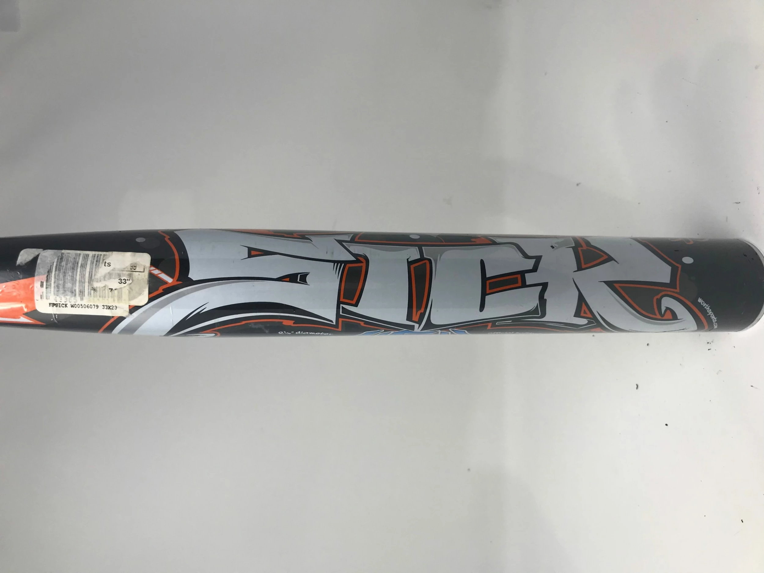 New Other Worth Sick 454 33/23 Fastpitch Softball Bat Black/White/Orange 2 1/4"