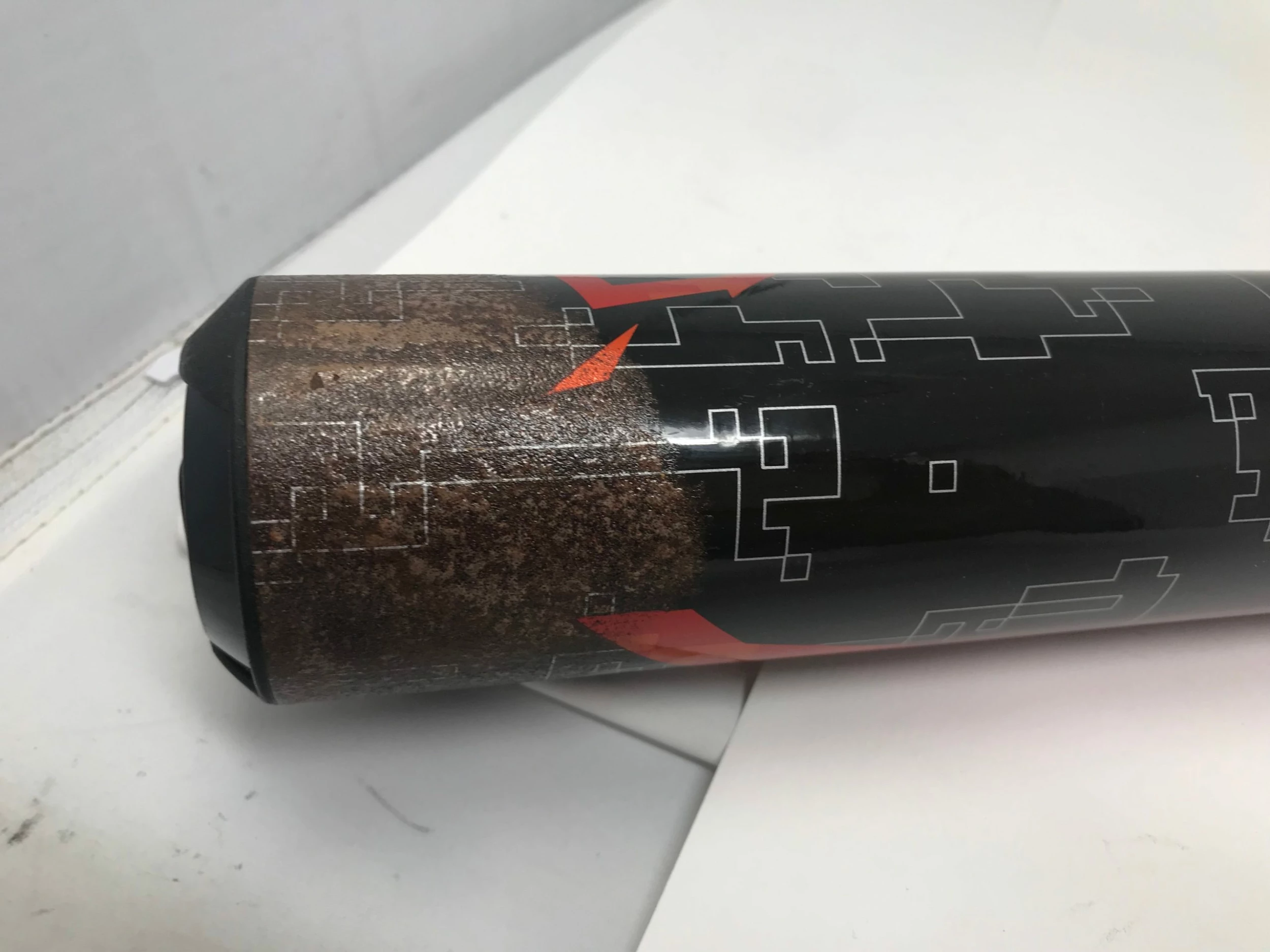 Used DeMarini 2018 Steel Slowpitch Softball Bat Endload Black/Red 34/30