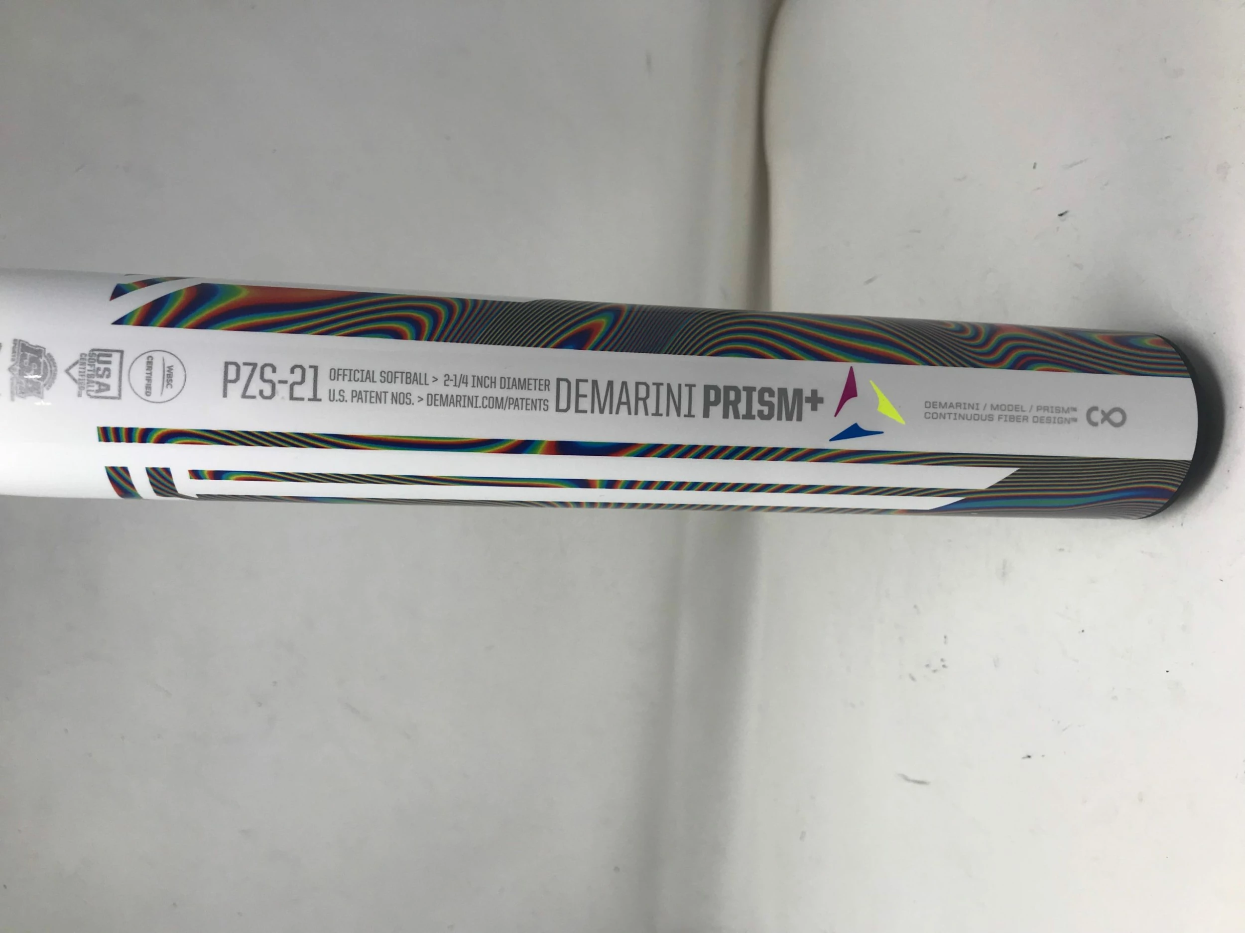 Used DeMarini FP Prism+ Fastpitch Softball Bat 30/19 Multi-Colored 2 Piece - Image 2