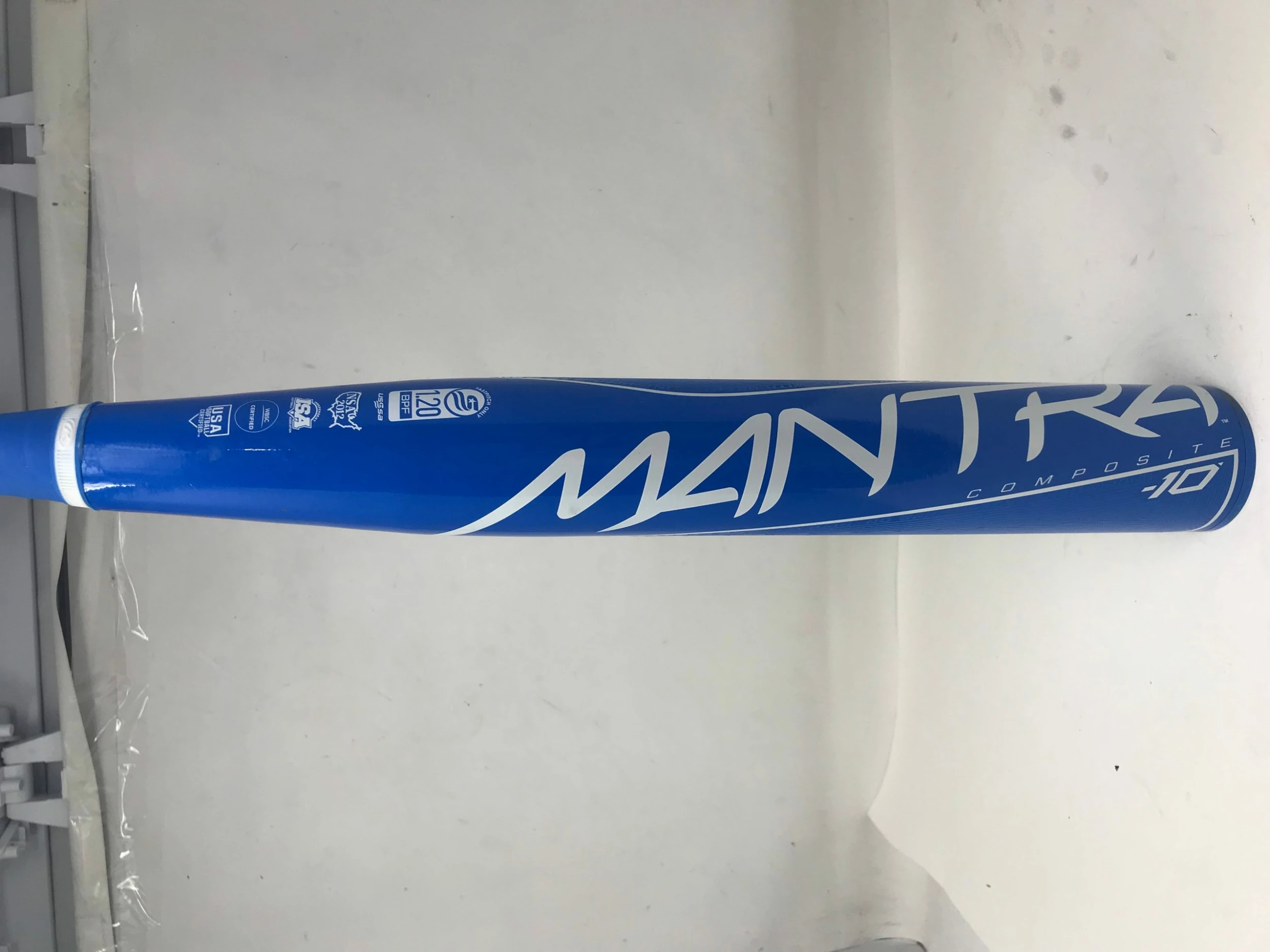 Used 2021 Rawlings Mantra Fastpitch Softball Bat 32/22 -10 Composite Blue/White