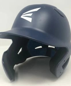 Used Easton Z5 2.0 Batting Helmet W/Universal Jaw Guard Baseball/Softball Navy 6 1/2-7 1/8