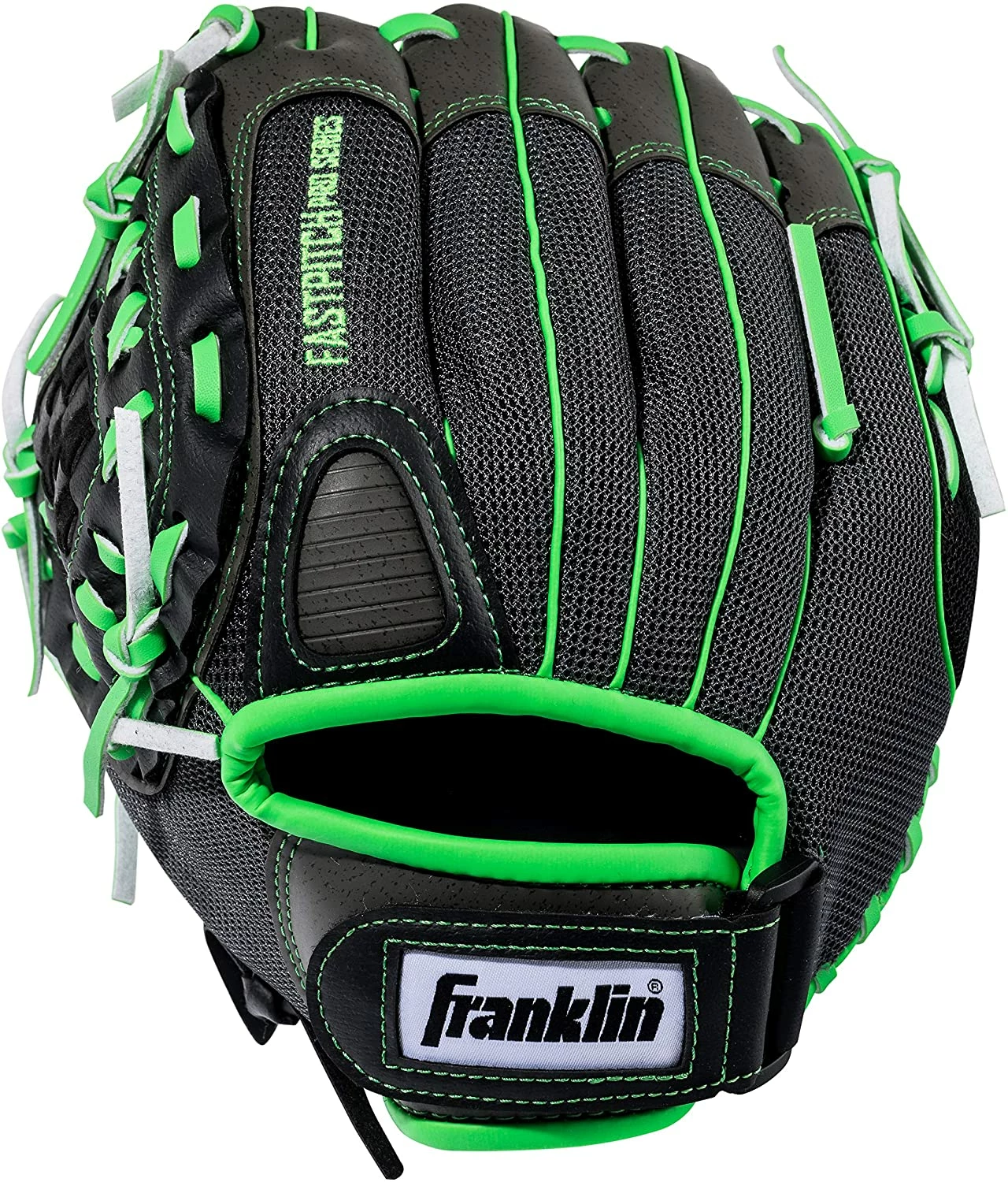 New Franklin Sports Softball Glove 11in LHT Green/Grey