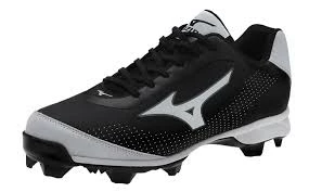 New Mizuno Men's Advanced Blaze Elite 5 Low Baseball Cleat 6 Shoes Black/White