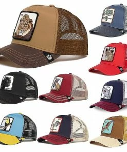 Unbranded Panther Mesh Cap Summer Baseball Cap Trucker Cap