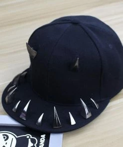 Qian Novelty Horn Snapback Caps Men Punk Snapback Baseball Caps Women Punk Horns Cap Hip Hop Hats Boy Girl 2 Colors