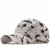 Qian Simple Fashion Women Tie Dye Cap Multicolor Irregular Print Baseball Cap Female Outdoor Streetwear Summer Caps Hats