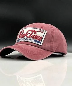 Qian Hot 100% Washed Cotton Men Baseball Cap Fitted Cap Snapback Hat For Women Gorras Casual Casquette Embroidery Letter Retro Cap