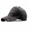 Qian Pu Leather Autumn Winter Baseball Cap Letters Embossed European American Fashion Wild Hats Men Outdoor Fishing Caps Dad Hat