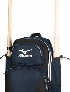 New Mizuno 360161 Organizer G3 Batpack Baseball/Softball Nvy/Black