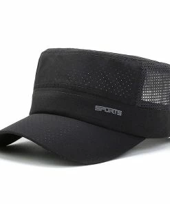 Qian Summer Quick Drying Women Men's Baseball Cap Outdoor Sports Mesh Thin Fishing Travel Hiking Climbing Sun Flat Hat A241