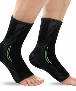 Ksalfye 1 Pair Ankle Brace Compression Ankle Sleeve For Sprained Ankle, Injury Recovery, Joint Painachilles Tendonitis Support, Plantar Fasciitis Sock Reduce