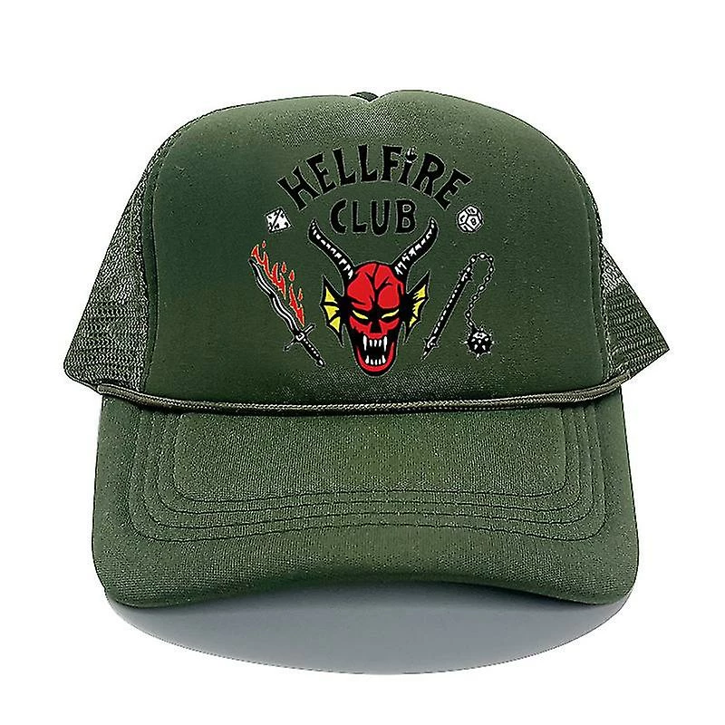 Unbranded Hellfire Club Hats Baseball Cap Green