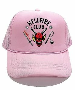 Unbranded Hellfire Club Hats Baseball Cap Pink