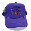 Unbranded Hellfire Club Hats Baseball Cap Purple