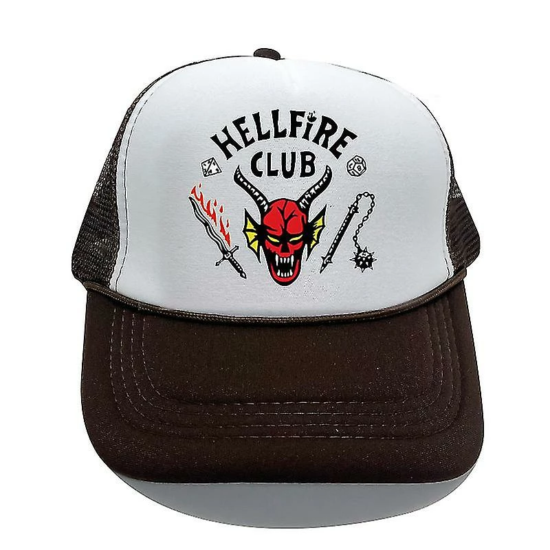 Unbranded Hellfire Club Hats Baseball Cap Brown