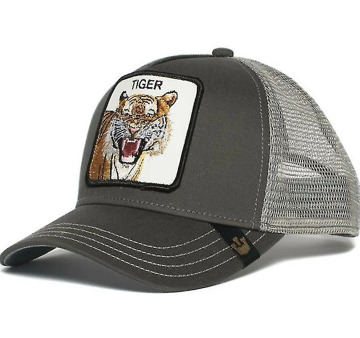 Unbranded Panther Mesh Cap Animal Farm Trucker Baseball Cap Dad Hat Snapback Wolf Tiger Outdoor Beast Paradise Toucan Capsab