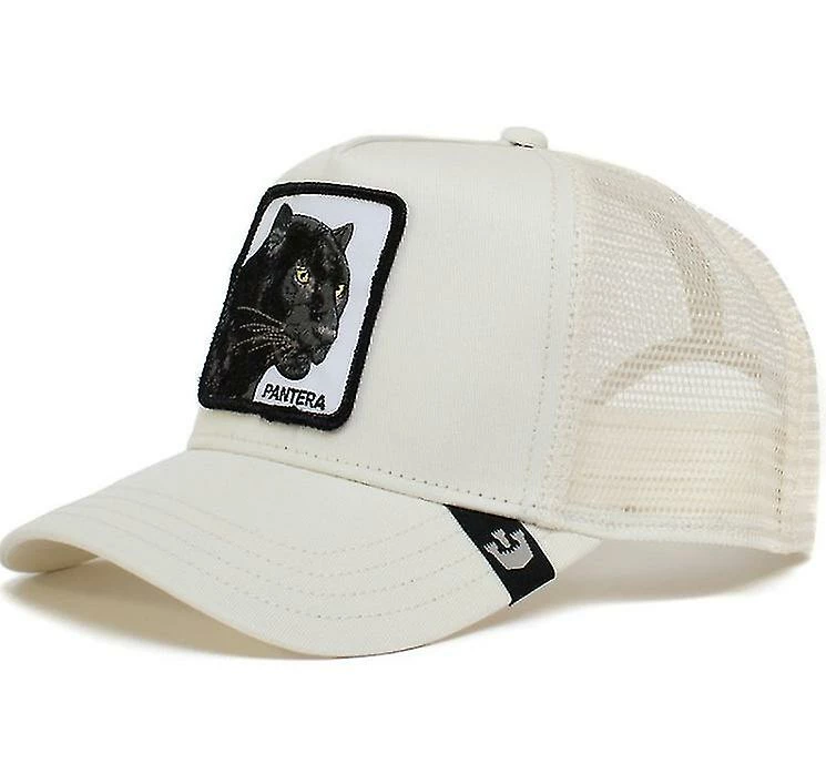 Unbranded Panther Mesh Cap Animal Farm Trucker Baseball Cap Dad Hat Snapback Wolf Tiger Outdoor Beast Paradise Toucan Capsab - Image 4