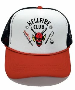 Unbranded Hellfire Club Hats Baseball Cap Orange Z