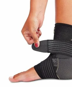 Yskaze Ankle Brace For Women And Men - Adjustable Strap For Arch Support - Plantar Fasciitis Brace For Sprained Ankle Achilles Tendonitis Pain And Injured Fo