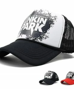 Unbranded Summer Linkin Park Mesh Cap Couples Hip-hop Alphabet Baseball Cap