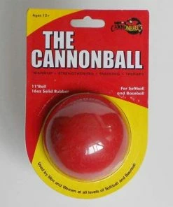 New CANNONBALL Fastpitch Softball Pitching Training Tool Aid 11" 16 Ounce Red