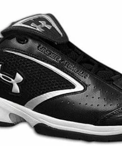 New Under Armour UA Bomber Turf Trainer Mens Size 13.5 Blk/Slvr Baseball Shoes