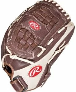 New Rawlings Fastpitch Softball Glove Champion Series 13” LHT Brown/White